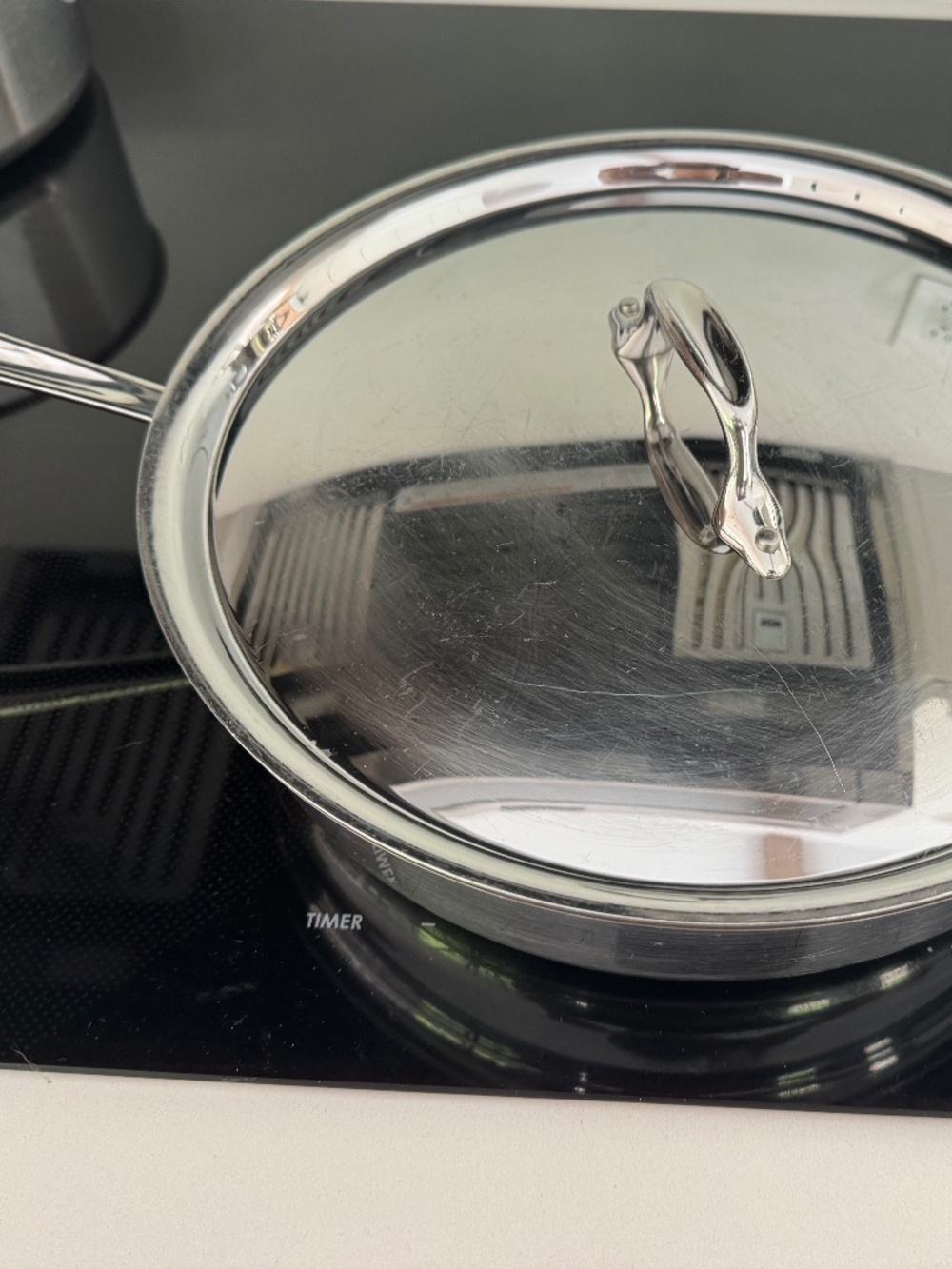 All-Clad D5® Stainless Steel Core 4 Quart Saute Pan With Lid
